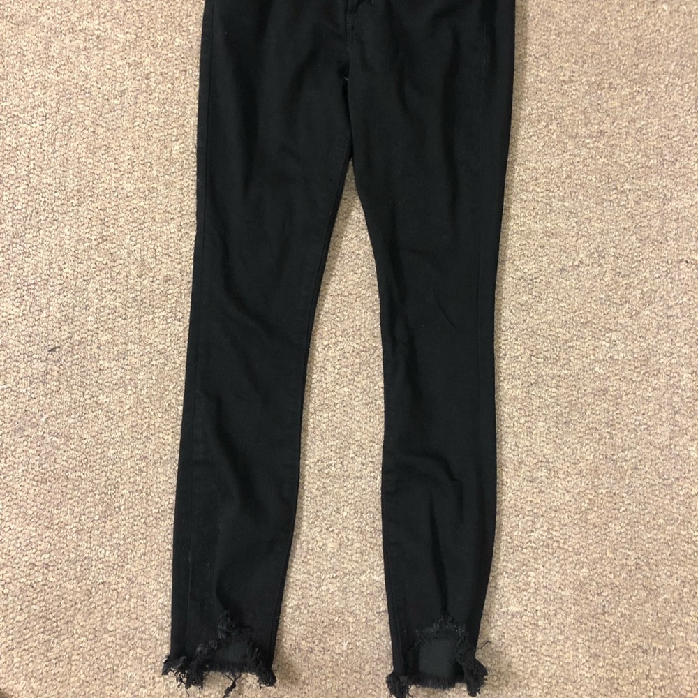 ABERCROMBIE low rise super skinny ankle jeans
